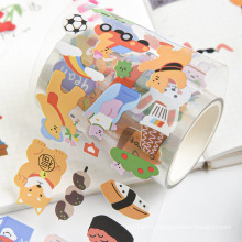 Kawaii Bear Washi Tape Decorative Adhesive Dot Masking Tape Stickers Scrapbooking DIY Stationery Tape School Supplies